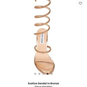 Exotica Sandal in Bronze Steve Madden 5 stars review Worn once